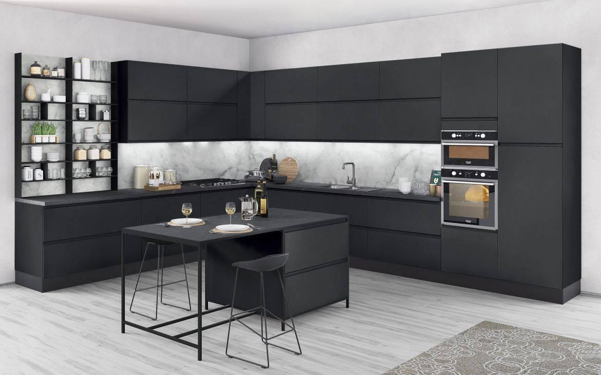 Cucina A Tinte Scure Come Scegliere Le Finiture Anche Per Pavimenti E 