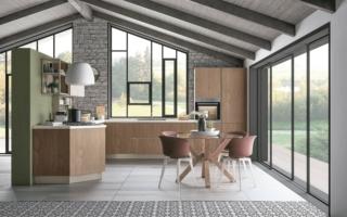 cucina sotto finestra angolare ante melaminico noce brown tablet creo kitchens cucina sotto finestra angolare ante melaminico noce brown tablet creo kitchens