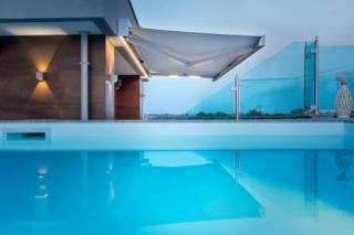 tenda da sole a bracci R95 realizzazione