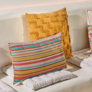 cuscino colorato decorativo rettangolare rivestimento misto cotone righe multicolori nomadic casa cuscino colorato decorativo rettangolare rivestimento misto cotone righe multicolori nomadic casa