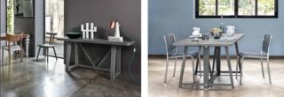tavolo consolle allungabile chiuso piano ribalta rovere laccato grigio gray 51 gervasoni tavolo consolle allungabile chiuso piano ribalta rovere laccato grigio gray 51 gervasoni