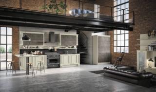 Si ispira ai modelli della tradizione la cucina a sviluppo lineare Romantica di Febal Casa che ha al centro il grande blocco cottura in metallo grigio con la cappa design coordinata. Le ante a telaio delle basi sono in laccato Polvere cenere, quelle dei pensili e delle colonne sono in Peltro stagno. Lateralmente è presente un bancone snack che consente di consumare pasti veloci. Un modulo base da 60 cm con zoccolo, maniglia, top e alzatina, prezzo a partire da 205,60 euro. www.febalcasa.com Si ispira ai modelli della tradizione la cucina a sviluppo lineare Romantica di Febal Casa che ha al centro il grande blocco cottura in metallo grigio con la cappa design coordinata. Le ante a telaio delle basi sono in laccato Polvere cenere, quelle dei pensili e delle colonne sono in Peltro stagno. Lateralmente è presente un bancone snack che consente di consumare pasti veloci. Un modulo base da 60 cm con zoccolo, maniglia, top e alzatina, prezzo a partire da 205,60 euro. www.febalcasa.com