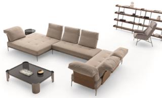 Il divano Ada di Ditre Italia, design Stefano Spessotto, è formato da una serie di isole modulabili e complementari. È disponibile nelle varianti con schienale imbottito o slim: entrambi gli schienali sono corredati di un cuscino e possono essere fatti scorrere e riposizionati a piacimento. È disponibile con rivestimento in tessuto e pelle; il basamento e i piedini sono in metallo nelle finiture nero o light brown. www.ditreitalia.com Il divano Ada di Ditre Italia, design Stefano Spessotto, è formato da una serie di isole modulabili e complementari. È disponibile nelle varianti con schienale imbottito o slim: entrambi gli schienali sono corredati di un cuscino e possono essere fatti scorrere e riposizionati a piacimento. È disponibile con rivestimento in tessuto e pelle; il basamento e i piedini sono in metallo nelle finiture nero o light brown. www.ditreitalia.com