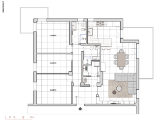 Con divano a L che divide Con divano a L che divide