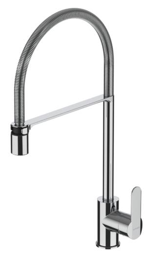 Ccompleto di doccetta estraibile in metallo con aggancio agevolato, il miscelatore monocomando IX84010 di Gugliemi Rubinetterie ha bocca girevole e cartuccia ceramica per una portata di 12 l/min. Prezzo 230 euro. www.guglielmi.com Ccompleto di doccetta estraibile in metallo con aggancio agevolato, il miscelatore monocomando IX84010 di Gugliemi Rubinetterie ha bocca girevole e cartuccia ceramica per una portata di 12 l/min. Prezzo 230 euro. www.guglielmi.com