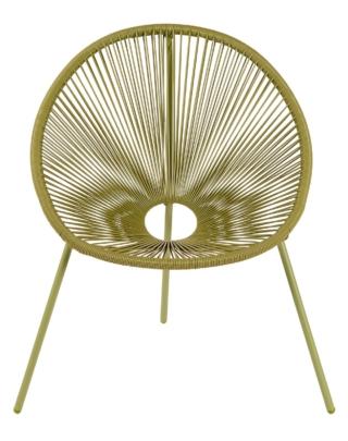 Design vintage per la seduta Acapulco di CASA con l'avvolgente struttura in metallo verniciato a polvere in una raffinata tonalità verde marcio; la seduta è realizzata in polietilene. Durante la brutta stagione è perfetta in un angolo del libving per dare vita ad una zona relax. Misura L 69 x P 75 x H 82 cm. Prezzo 59 euro.  www.casashops.com Design vintage per la seduta Acapulco di CASA con l'avvolgente struttura in metallo verniciato a polvere in una raffinata tonalità verde marcio; la seduta è realizzata in polietilene. Durante la brutta stagione è perfetta in un angolo del libving per dare vita ad una zona relax. Misura L 69 x P 75 x H 82 cm. Prezzo 59 euro.  www.casashops.com