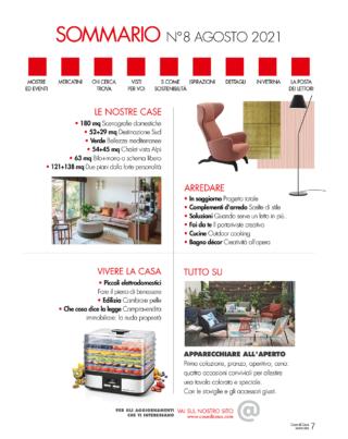 sommario cose di casa agosto 2021 sommario cose di casa agosto 2021
