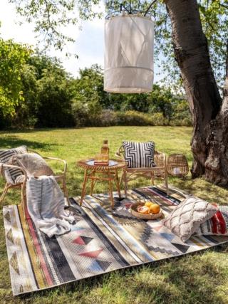 tappeto esterno rettangolare polipropilene poliestere latex tessuto macchina kilim artis multicolor benuta tappeto esterno rettangolare polipropilene poliestere latex tessuto macchina kilim artis multicolor benuta