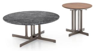 I tavolini rotondi Nell di Ditre Italia, design Gabriele e Oscar Buratti, hanno il piano in legno nella finitura noce chocolate, in marmo o in vetro bronzato, sorretto da una base  sottile e leggera in metallo nelle finiture light brown o cromo nero. Misurano ø 48 x H 45 cm e ø 85 x H 35 cm. www.ditreitalia.com I tavolini rotondi Nell di Ditre Italia, design Gabriele e Oscar Buratti, hanno il piano in legno nella finitura noce chocolate, in marmo o in vetro bronzato, sorretto da una base  sottile e leggera in metallo nelle finiture light brown o cromo nero. Misurano ø 48 x H 45 cm e ø 85 x H 35 cm. www.ditreitalia.com