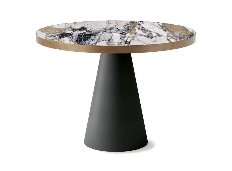 Saturno Keramik Bistrot di Cattelan Italia ha base conica e piano rotondo in ceramica effetto marmo, disponibile in diverse tonalità, dalle più scure e intense alle più chiare e delicate. La cornice ha finitura Brushed. Due le misure ø 79 / 99 x H 75 cm. Prezzo da 1.585 euro. www.cattelanitalia.com Saturno Keramik Bistrot di Cattelan Italia ha base conica e piano rotondo in ceramica effetto marmo, disponibile in diverse tonalità, dalle più scure e intense alle più chiare e delicate. La cornice ha finitura Brushed. Due le misure ø 79 / 99 x H 75 cm. Prezzo da 1.585 euro. www.cattelanitalia.com