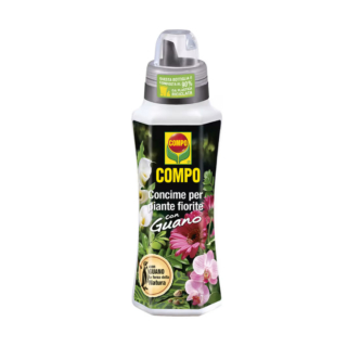 Concime organo-minerale specifico a base di Guano ideale per piante fiorite. Il Guano nutr e favorisce lo sviluppo rigoglioso e strabilianti fioriture. https://www.compo-hobby.it/prodotti/concimi-cura-delle-piante/concimi-per-piante-da-balcone-appartamento/compo-concime-per-piante-fiorite-con-guano