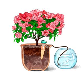 Set d’irrigazione con cono di ceramica Set d’irrigazione con cono di ceramica