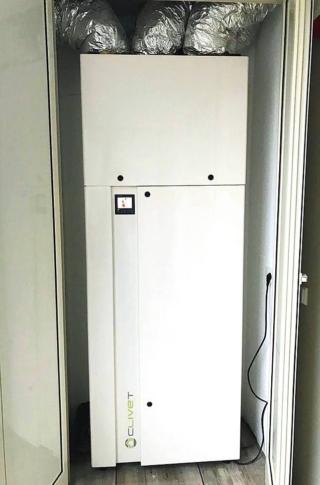 pompa di calore inverter elettrica ad alta efficienza di tipo splittato a incasso Sphera di Clivet pompa di calore inverter elettrica ad alta efficienza di tipo splittato a incasso Sphera di Clivet