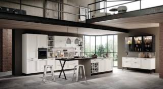 Frida. Anta laccato poro aperto bianco, top Lapitec Avana 1 Frida. Anta laccato poro aperto bianco, top Lapitec Avana 1