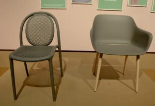 Sedie Remind e Babila XL di Pedrali in plastica eco al Supersalone