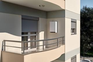 render balcone caldaia Viessmann Vitodens 100-E balcone render balcone caldaia Viessmann Vitodens 100-E balcone