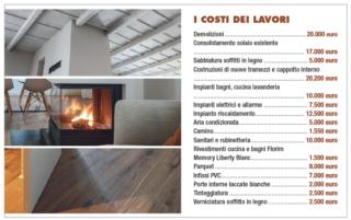 costi dei lavori costi dei lavori