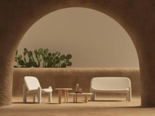 Fanno parte della collezione Totoro di Driade (design Kateryna Sokolova) la poltroncina e il divanetto tre posti caratterizzati da una linea arrotondata e da una morbida imbottitura. La struttura, con le gambe dal diametro generoso, è disponibile con rivestimento fisso in tessuto o in pelle. Ne fanno parte anche i tavolini rotondi, da scegliere fa tre formati differenti; i piani sono realizzati in MDF con bordo sagomato e poggiano su tre gambe in legno massello tornito con una finitura laccata texturizzata nelle tinte pastello. www.driade.com Fanno parte della collezione Totoro di Driade (design Kateryna Sokolova) la poltroncina e il divanetto tre posti caratterizzati da una linea arrotondata e da una morbida imbottitura. La struttura, con le gambe dal diametro generoso, è disponibile con rivestimento fisso in tessuto o in pelle. Ne fanno parte anche i tavolini rotondi, da scegliere fa tre formati differenti; i piani sono realizzati in MDF con bordo sagomato e poggiano su tre gambe in legno massello tornito con una finitura laccata texturizzata nelle tinte pastello. www.driade.com