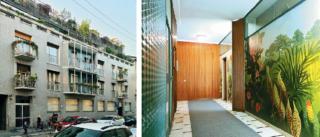 facciata esterna e atrio dell'edificio in cui si trova l'appartamento ristrutturato facciata esterna e atrio dell'edificio in cui si trova l'appartamento ristrutturato