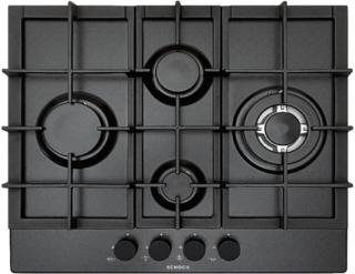 Il piano cottura a gas in acciaio inox smaltato PRO 60 AVG STR645HBK di Schock per Leroy Merlin ha 4 fuochi disposti a rombo: quello di destra è a tripla corona da 3.300 W. Le grigie sono in ghisa. I comandi frontali hanno l'accensione sottomanopola. Misura L 58,5 x P 50 cm. Prezzo 320 euro. www.leroymerlin.it Il piano cottura a gas in acciaio inox smaltato PRO 60 AVG STR645HBK di Schock per Leroy Merlin ha 4 fuochi disposti a rombo: quello di destra è a tripla corona da 3.300 W. Le grigie sono in ghisa. I comandi frontali hanno l'accensione sottomanopola. Misura L 58,5 x P 50 cm. Prezzo 320 euro. www.leroymerlin.it