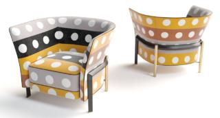 La poltrona New Cosmo special edition Dots & Stripes di Opera Contemporary è rivestita con uno speciale tessuto, estremamente decorativo, decorato da grandi pois bianchi, realizzato da Marzotto Lab e ispirato allo storico pattern Triennale di Lanerossi. www.operacontemporary.com – Fuorisalone, Opera Contemporary store, Via Manzoni 37, Milano La poltrona New Cosmo special edition Dots & Stripes di Opera Contemporary è rivestita con uno speciale tessuto, estremamente decorativo, decorato da grandi pois bianchi, realizzato da Marzotto Lab e ispirato allo storico pattern Triennale di Lanerossi. www.operacontemporary.com – Fuorisalone, Opera Contemporary store, Via Manzoni 37, Milano
