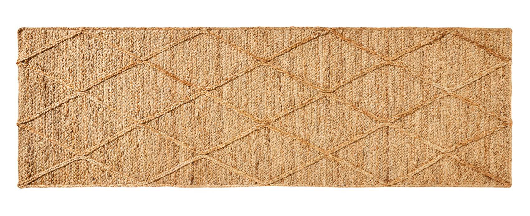 Ha un aspetto naturale il tappeto passatoia kilim di Bonprix che è completamente tessuto a mano in 100% juta; la superficie è decorata da un motivo a rilievo. Misura L 70 x P 140 cm. Prezzo 64,99 euro. www.bonprix.it Ha un aspetto naturale il tappeto passatoia kilim di Bonprix che è completamente tessuto a mano in 100% juta; la superficie è decorata da un motivo a rilievo. Misura L 70 x P 140 cm. Prezzo 64,99 euro. www.bonprix.it