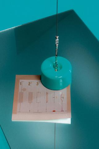 disegno originale lampada Parentesi di Achille Castiglioni