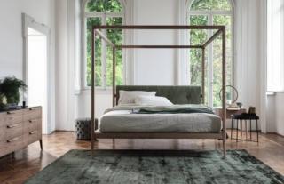 Letto a baldacchino Ziggy Bed Baldacchino di Porada Letto a baldacchino Ziggy Bed Baldacchino di Porada