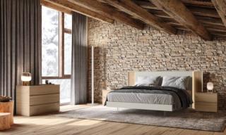 Il letto Nouvelle di Febal Casa ha, integrati nella testata retrofinita, due pannelli con illuminazione Led verticale che ne sottolineano il perimetro e la colorazione, posizionati su entrambi i lati. La struttura è realizzata in nobilitato Noce gold e nobilitato Grigio dorian. Misura L 214 x P 212 x H 110 cm. Prezzo a partire da 1.237 euro. www.febalcasa.com Il letto Nouvelle di Febal Casa ha, integrati nella testata retrofinita, due pannelli con illuminazione Led verticale che ne sottolineano il perimetro e la colorazione, posizionati su entrambi i lati. La struttura è realizzata in nobilitato Noce gold e nobilitato Grigio dorian. Misura L 214 x P 212 x H 110 cm. Prezzo a partire da 1.237 euro. www.febalcasa.com