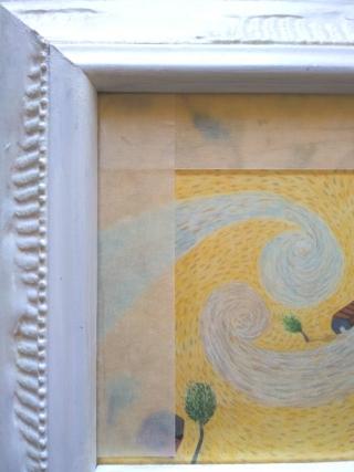 Smontate la cornice oppure proteggete il vetro con del nastro carta