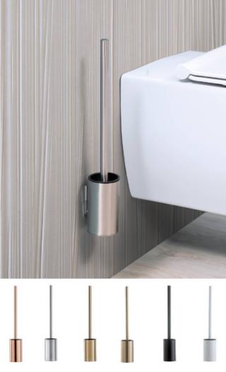 Porta scopino sospeso Slim di Stilhaus in più finiture Porta scopino sospeso Slim di Stilhaus in più finiture