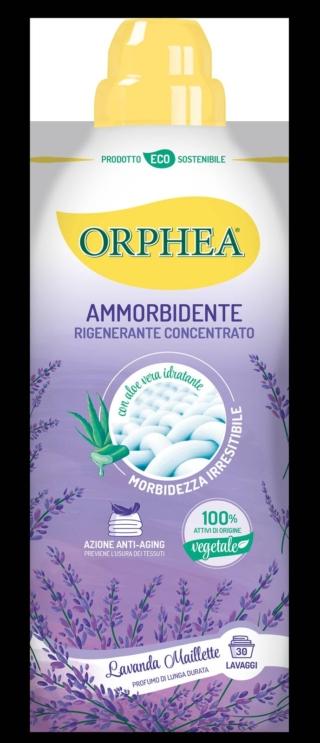 L’ammorbidente rigenerante concentrato 100% di origine vegetale di Orphea ha formula potenziata con ingredienti naturali altamente nutrienti: il miele nutre a fondo i tessuti e rigenera le fibre, l’aloe vera idrata e mantiene elastiche le fibre. È disponibile in due fragranze. Da 750 ml, prezzo 4,74 euro. www.orphea.it L’ammorbidente rigenerante concentrato 100% di origine vegetale di Orphea ha formula potenziata con ingredienti naturali altamente nutrienti: il miele nutre a fondo i tessuti e rigenera le fibre, l’aloe vera idrata e mantiene elastiche le fibre. È disponibile in due fragranze. Da 750 ml, prezzo 4,74 euro. www.orphea.it