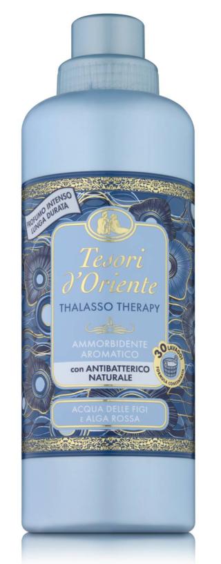 Ha formulazione ad azione antibatterica, per igienizzare e disinfettare i capi, prevenendo la crescita di germi e batteri l’ammorbidente Aromatico Thalasso Therapy di Tesori d’Oriente. L’ingrediente principale è infatti l’Alga Rossa, preziosa fonte di Acido Usnico dalle proprietà
antisettiche ed antibatteriche. È disponibile in 7 fragranze. Da 500 ml, prezzo 4,29 euro. www.tesoridoriente.net Ha formulazione ad azione antibatterica, per igienizzare e disinfettare i capi, prevenendo la crescita di germi e batteri l’ammorbidente Aromatico Thalasso Therapy di Tesori d’Oriente. L’ingrediente principale è infatti l’Alga Rossa, preziosa fonte di Acido Usnico dalle proprietà
antisettiche ed antibatteriche. È disponibile in 7 fragranze. Da 500 ml, prezzo 4,29 euro. www.tesoridoriente.net