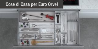Un vero e proprio sogno nel cassetto: i divisori in alluminio di Euro Orvel