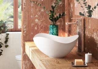 lavabo appoggio Othake di Leroy Merlin con forma irregolare lavabo appoggio Othake di Leroy Merlin con forma irregolare