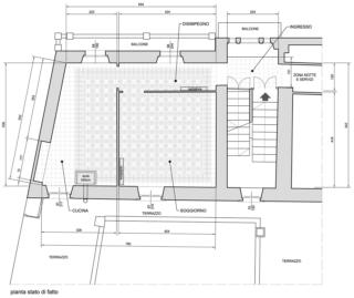 ristrutturazione con recupero pavimento STATO DI FATTO ristrutturazione con recupero pavimento STATO DI FATTO