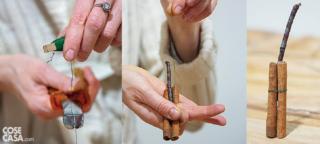 Formare 10 coppie di cannella e rametto Formare 10 coppie di cannella e rametto