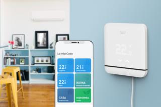 Il termostato intelligente V3+ di tado° permette di gestire, controllare e impostare automaticamente il condizionatore in casa anche da remoto, in modo da essere sicuri di trovare in casa la giusta temperatura per lavorare. Basta aprire l’app e decidere se accendere, spegnere o cambiare la temperatura. Non solo, grazie all’app è possibile monitorare anche lo stato dell’aria, così da mantenere un ambiente sempre pulito e salubre. Prezzo 99,99 euro. www.tado.com Il termostato intelligente V3+ di tado° permette di gestire, controllare e impostare automaticamente il condizionatore in casa anche da remoto, in modo da essere sicuri di trovare in casa la giusta temperatura per lavorare. Basta aprire l’app e decidere se accendere, spegnere o cambiare la temperatura. Non solo, grazie all’app è possibile monitorare anche lo stato dell’aria, così da mantenere un ambiente sempre pulito e salubre. Prezzo 99,99 euro. www.tado.com