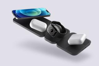 La piattaforma di ricarica wireless Zens per smartphone e smartwatch può essere modellata ed estesa in funzione del tipo e della quantità di dispositivi elettronici a propria disposizione. I componenti base del sistema sono tre, ma possono essere estesi con l’aggiunta di moduli extra. Distribuito in Italia da Attiva. Prezzo a partire da 59,99 euro.
www.makezens.com La piattaforma di ricarica wireless Zens per smartphone e smartwatch può essere modellata ed estesa in funzione del tipo e della quantità di dispositivi elettronici a propria disposizione. I componenti base del sistema sono tre, ma possono essere estesi con l’aggiunta di moduli extra. Distribuito in Italia da Attiva. Prezzo a partire da 59,99 euro.
www.makezens.com
