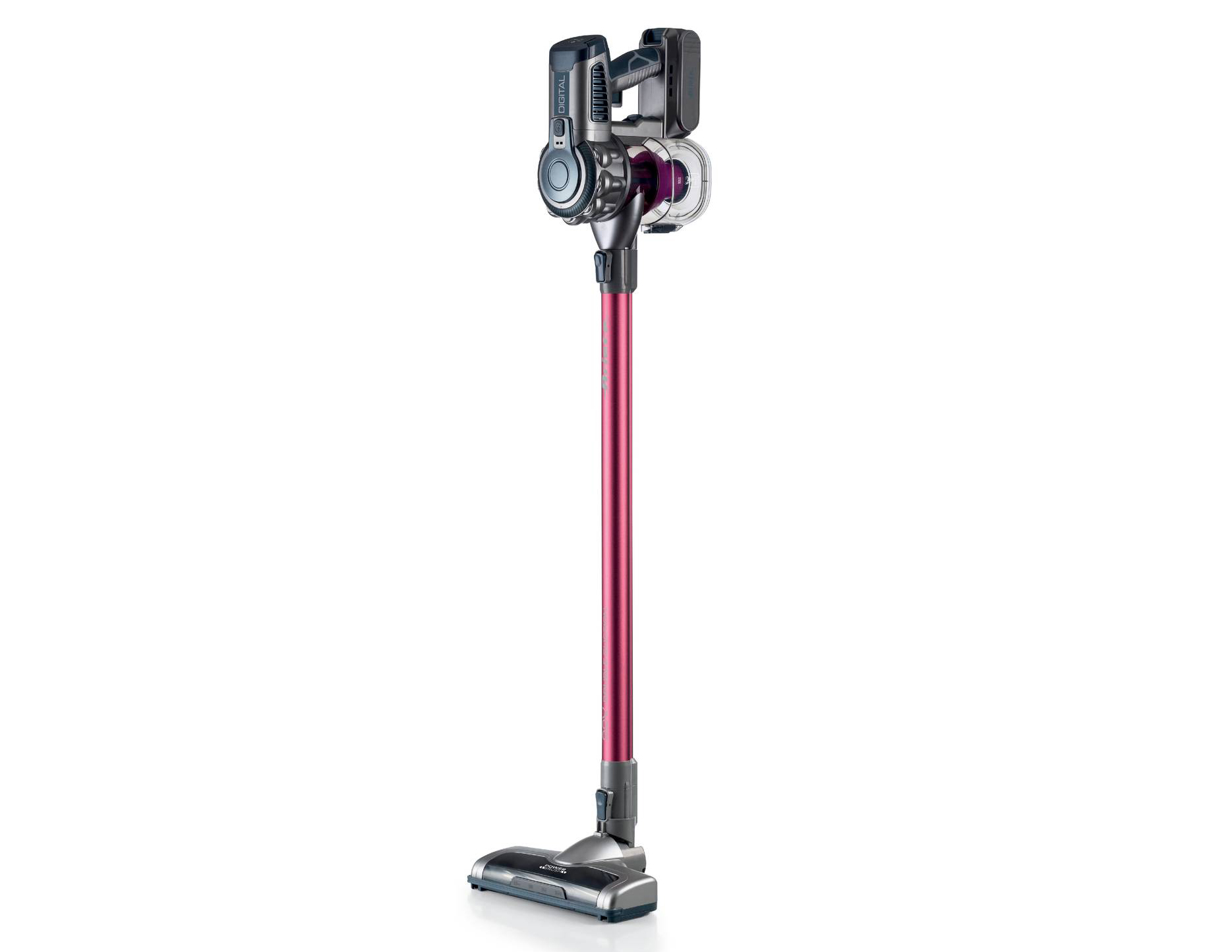 Il motore digitale con doppia potenza di aspirazione e triplo sistema di filtrazione
garantisce la massima efficacia di Digital Lithium 22V di Ariete. Con elemento estraibile aspirabriciole portatile, ha spazzola motorizzata con rullo morbido e luci a LED per aspirare sui pavimenti più delicati, spazzola motorizzata con setole e luci al LED per pavimenti, tappeti e moquette e Pet Brush per trattenere i peli degli animali domestici. La batteria al litio ha autonomia di 35 minuti. Misura L 26 x P 18 x H 105 cm. Prezzo 200 euro. www.ariete.net Il motore digitale con doppia potenza di aspirazione e triplo sistema di filtrazione
garantisce la massima efficacia di Digital Lithium 22V di Ariete. Con elemento estraibile aspirabriciole portatile, ha spazzola motorizzata con rullo morbido e luci a LED per aspirare sui pavimenti più delicati, spazzola motorizzata con setole e luci al LED per pavimenti, tappeti e moquette e Pet Brush per trattenere i peli degli animali domestici. La batteria al litio ha autonomia di 35 minuti. Misura L 26 x P 18 x H 105 cm. Prezzo 200 euro. www.ariete.net