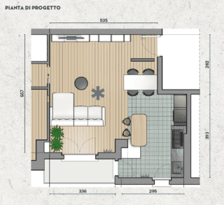 Pianta di progetto n. 3 Pianta di progetto n. 3