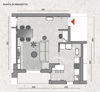 Pianta di progetto n. 2 Pianta di progetto n. 2