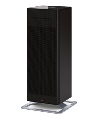 La tecnologia Adaptive Heat ™ consente al termoventilatore Anna Big di Stadler Form di mantenere la temperatura ambiente desiderata. Con resistenza riscaldante in ceramica, è regolabile su 8 livelli di potenza semplicemente toccando il pannello a sfioro e ha protezione antiribaltamento integrata. È utilizzabile anche d’estate per rinfrescare. Misura L 18 x P 18 x H 42 cm. Prezzo 149 euro. www.phorma.com