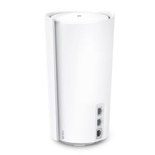 Il nuovo Deco XE200 sfrutta il Wi-Fi 6E e la tecnologia Mesh per offrire una connessione ultraveloce tri-band fino a 11.000 Mbps. Inoltre, estende notevolmente la portata della copertura wireless, permettendo la connessione di oltre 200 dispositivi. Le sedici antenne ad alto guadagno forniscono una trasmissione simultanea più elevata e supportano anche l’intrattenimento multi-gigabit. Dotato di una porta 10 Gbps e due porte Gigabit, il dispositivo soddisfa le esigenze di intrattenimento multi-gigabit come AR e VR.Deco XE200 include anche la tecnologia avanzata Mesh AI-Driven, che impara automaticamente attraverso l’utilizzo e introduce degli accorgimenti per fornire sempre un WiFi su misura per le caratteristiche dell’ambiente e le esigenze dell’utente. Con Deco XE200, streaming fluido e connessioni ultra-veloci sono sempre assicurate. www.tp-link.com Il nuovo Deco XE200 sfrutta il Wi-Fi 6E e la tecnologia Mesh per offrire una connessione ultraveloce tri-band fino a 11.000 Mbps. Inoltre, estende notevolmente la portata della copertura wireless, permettendo la connessione di oltre 200 dispositivi. Le sedici antenne ad alto guadagno forniscono una trasmissione simultanea più elevata e supportano anche l’intrattenimento multi-gigabit. Dotato di una porta 10 Gbps e due porte Gigabit, il dispositivo soddisfa le esigenze di intrattenimento multi-gigabit come AR e VR.Deco XE200 include anche la tecnologia avanzata Mesh AI-Driven, che impara automaticamente attraverso l’utilizzo e introduce degli accorgimenti per fornire sempre un WiFi su misura per le caratteristiche dell’ambiente e le esigenze dell’utente. Con Deco XE200, streaming fluido e connessioni ultra-veloci sono sempre assicurate. www.tp-link.com