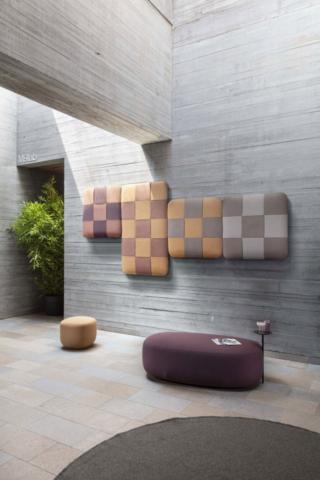 Pannelli fonoassorbenti Plot di Milani (foto Alberto Sinigaglia)