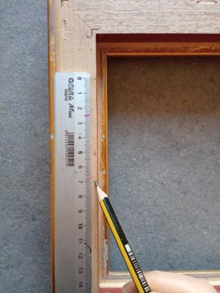 Portaorecchini cornice prendere misure nastro Portaorecchini cornice prendere misure nastro