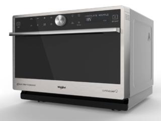 Nel microonde Supreme Chef MWP 3391 SX di Whirlpool la funzione Crisp permette di ottenere croccanti sformati, pizze e torte. Dotato anche di cottura ventilata e sistema DualSteam che permette di cucinare due piatti alla volta, ha tecnologia 6° SENSO che regola automaticamente il tempo, la temperatura e il consumo di energia durante la preparazione. Capiente 33 litri, ha piatto girevole da 36 cm. Misura L 49 x P 54 x H 37 cm. Prezzo 469 euro. www.whirlpool.it Nel microonde Supreme Chef MWP 3391 SX di Whirlpool la funzione Crisp permette di ottenere croccanti sformati, pizze e torte. Dotato anche di cottura ventilata e sistema DualSteam che permette di cucinare due piatti alla volta, ha tecnologia 6° SENSO che regola automaticamente il tempo, la temperatura e il consumo di energia durante la preparazione. Capiente 33 litri, ha piatto girevole da 36 cm. Misura L 49 x P 54 x H 37 cm. Prezzo 469 euro. www.whirlpool.it