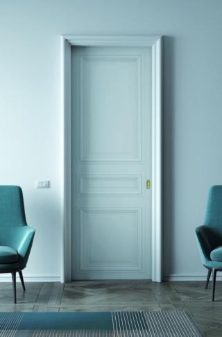 Sistema Bigfoot di Protek a scomparsa nSistema Bigfoot di Protek a scomparsa nel vano di una porta