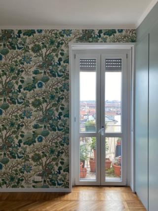 carta da parati floreale sui toni del verde carta da parati floreale sui toni del verde