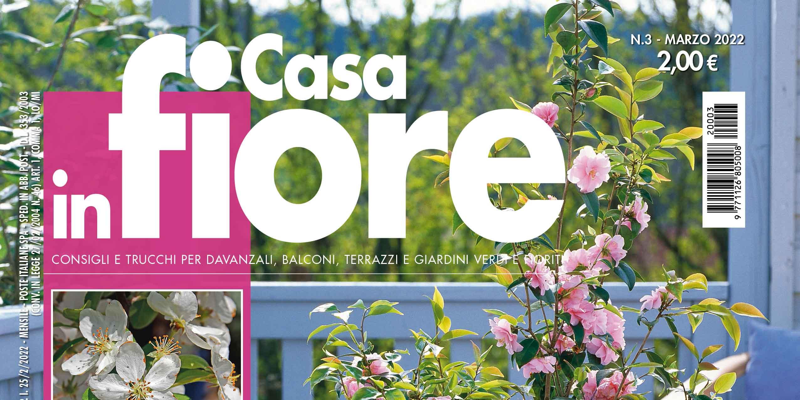 In edicola dal 25 febbraio, Casa in Fiore di marzo 2022 - Cose di Casa